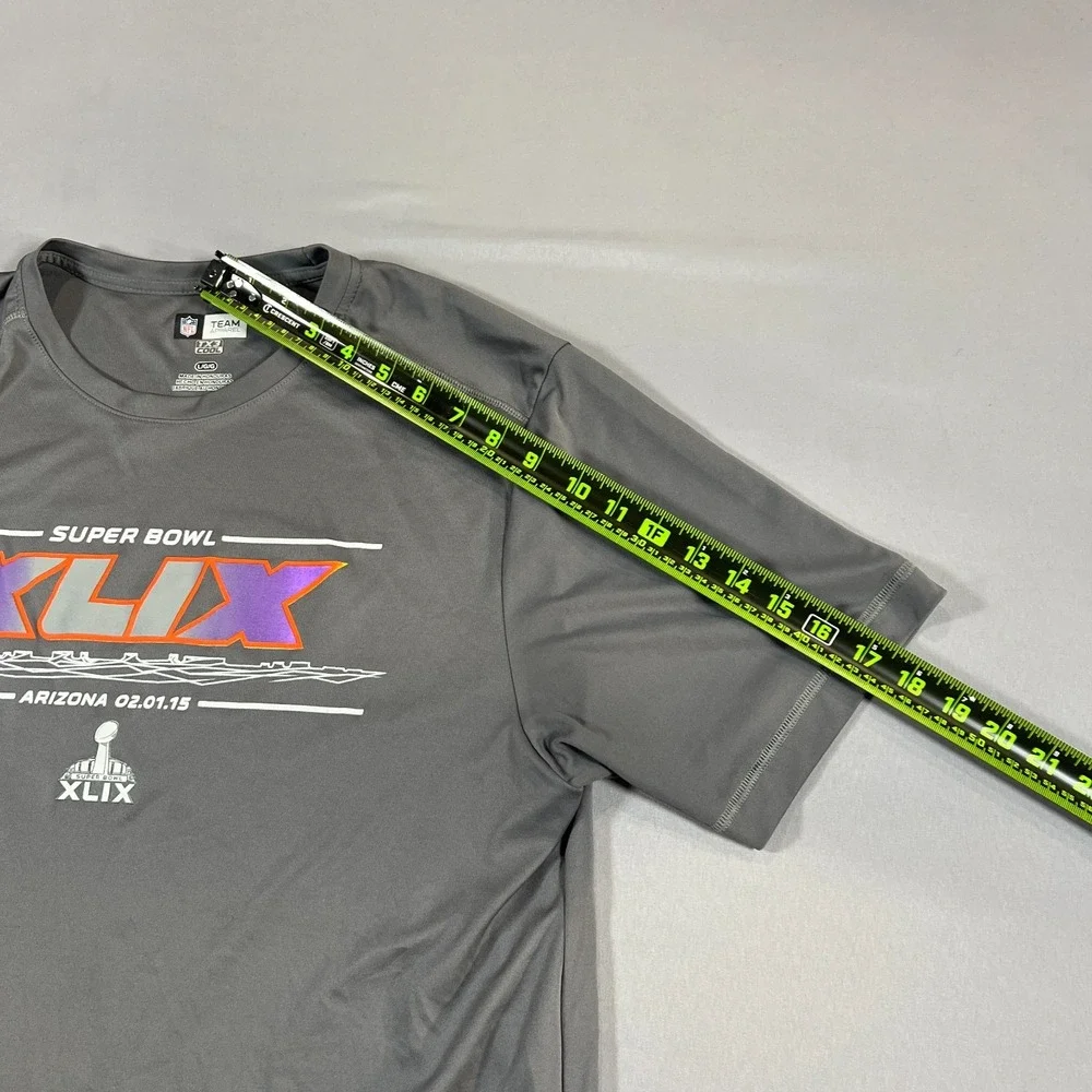 Nike T Shirt Mens Large Gray Tx3 Cool Super Bowl XLIX Arizona NFL Team Apparel